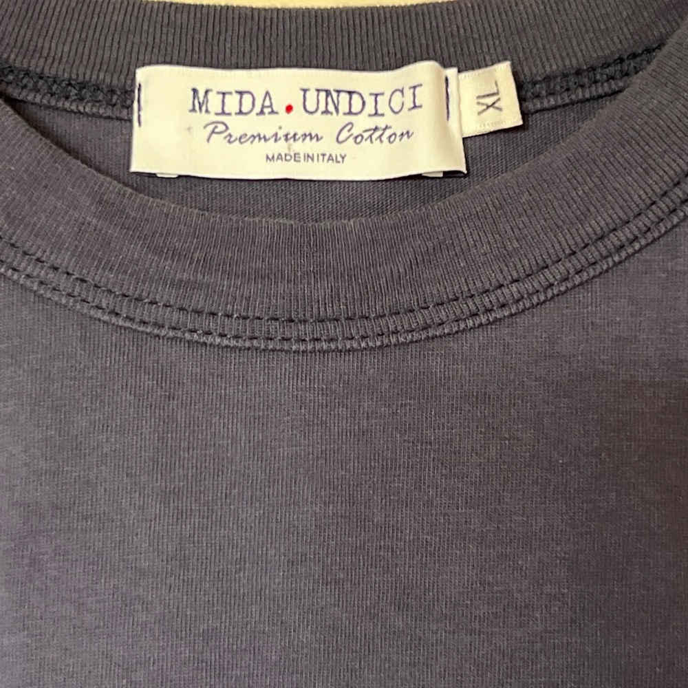 Mida Undici Blue Premium Cotton Shirt